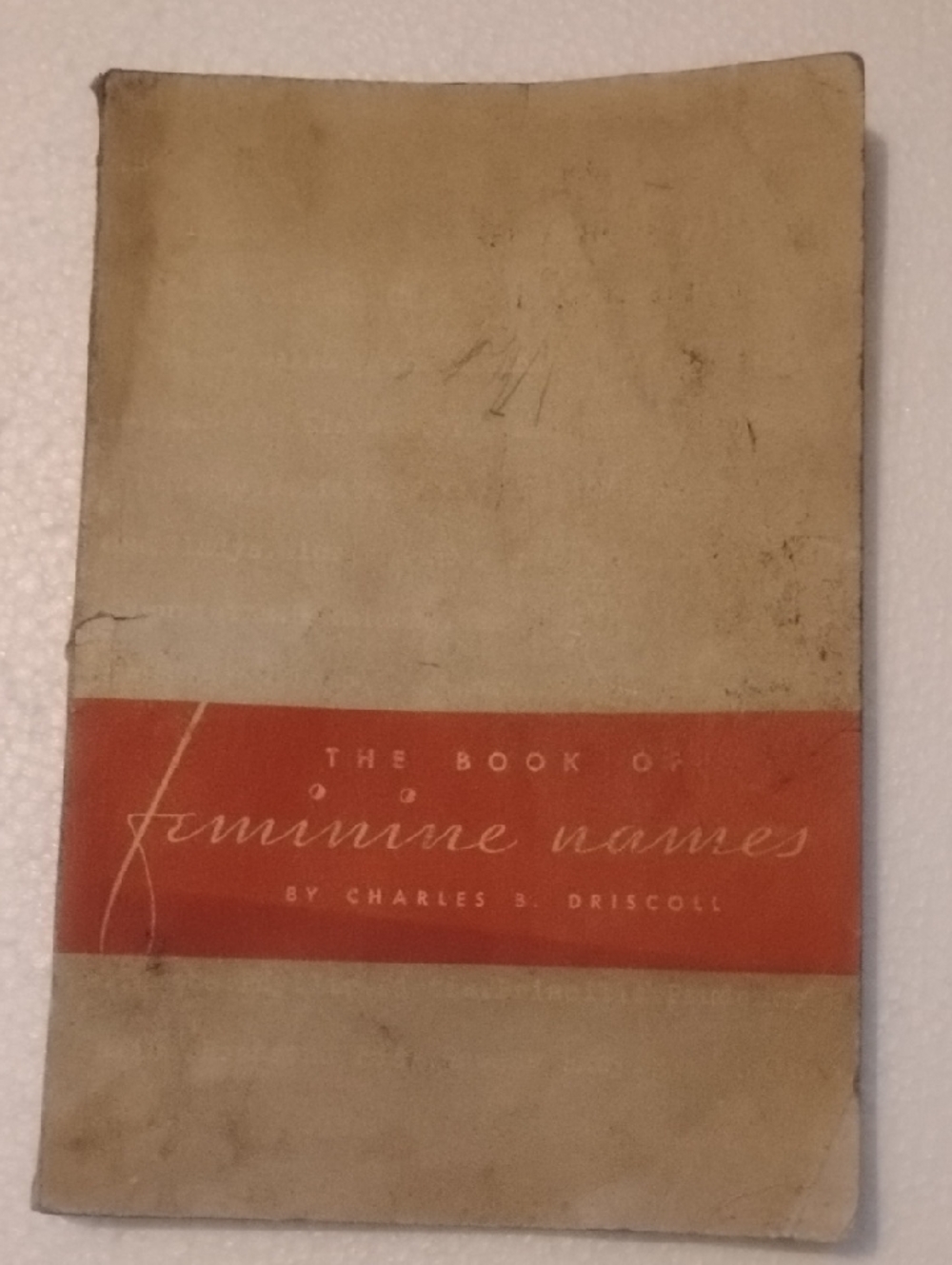 Red and Cream Women's Accessory / Book Cover